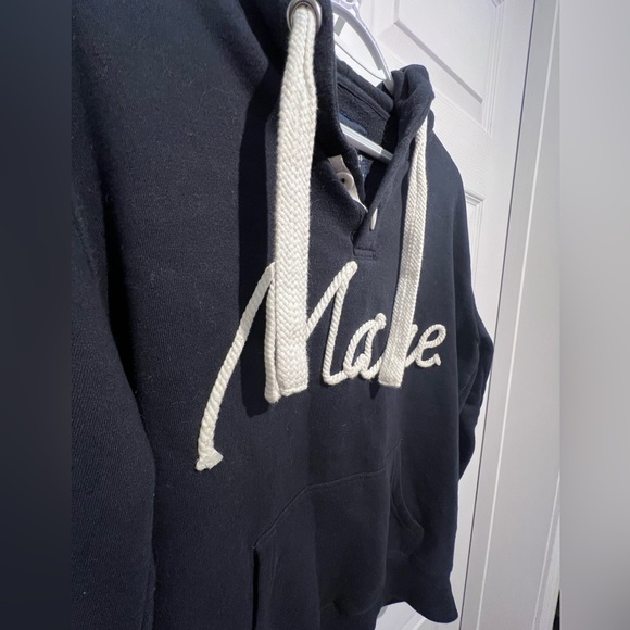 Maine Rope Hoodie-Navy Blue, size small - Picture 3 of 9